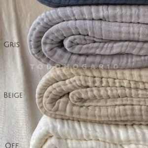 manta muselina waffle