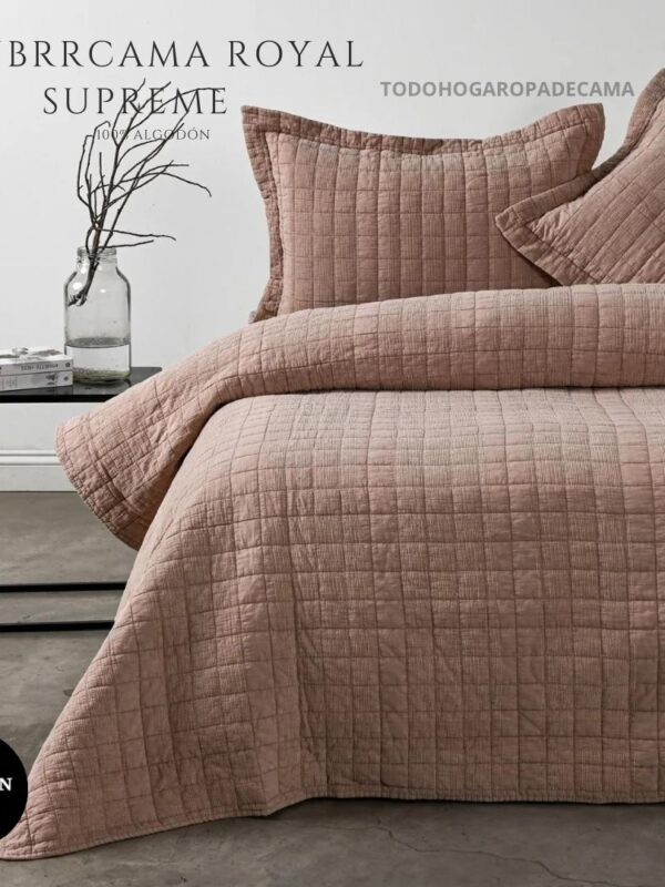 cubrecama royal supreme 2 plazas queen