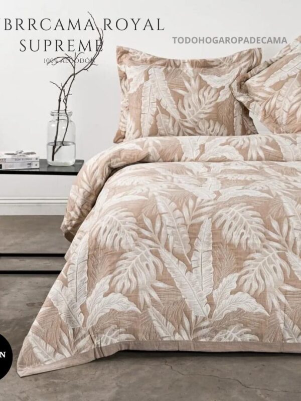 cubrecama royal supreme king size