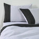 sábana american famliy 144 hilos zircon negro